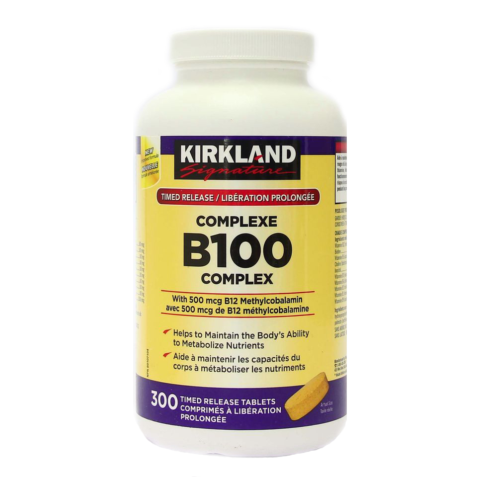 آهسته رهش سوپر ب کمپلکس Kirkland B100 Complex کرکلند (300 عددی)