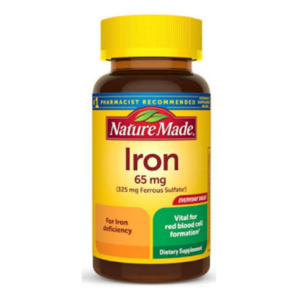 آهن NatureMade Iron 65mg نیچرمید (150 عددی)