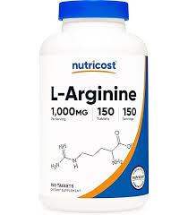 ال-آرژنین نوتریکاست Nutricost L-Arginine 1000mg (150 عددی)