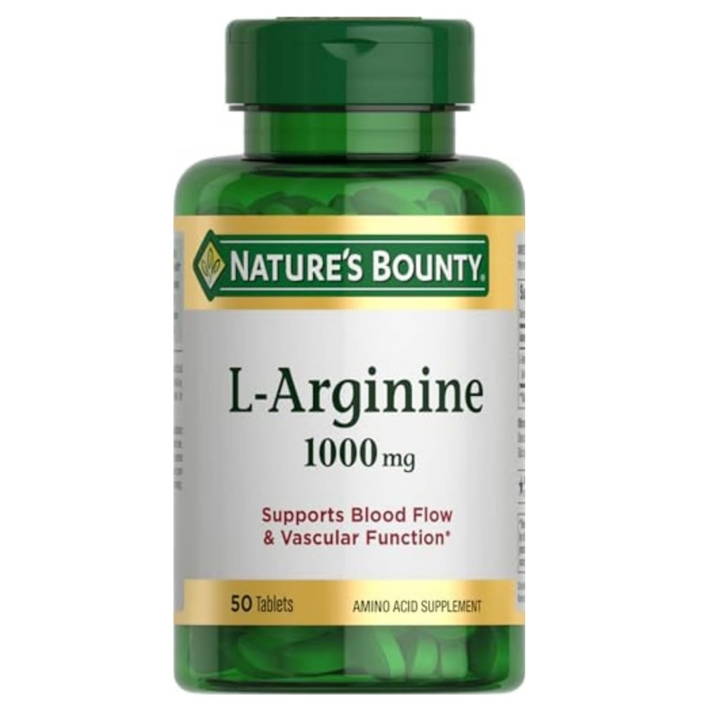 ال-آرژنین Nature’s Bounty L-Arginine 1000mg نیچرز بونتی (50 عددی)