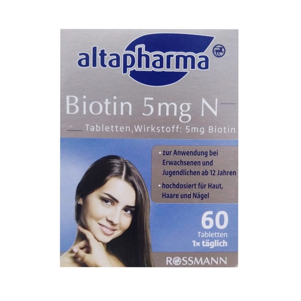 بیوتین 5000mcg آلتافارما (60 عددی)