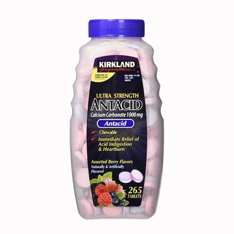 جویدنی ضد اسید و سوزش معده کرکلند Kirkland Ultra Strength 1000mg (265 عددی)