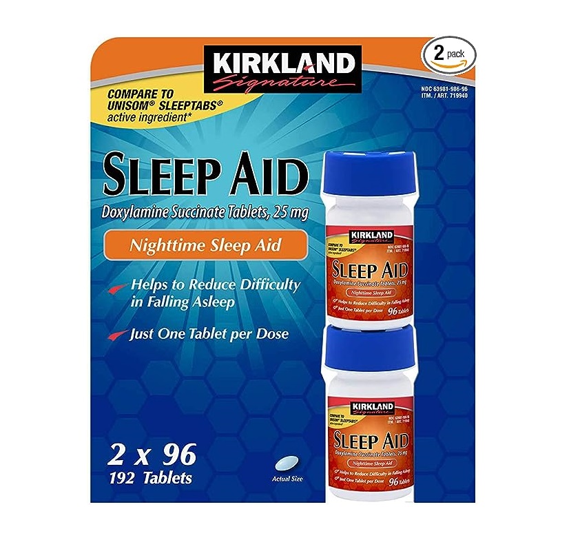 دوکسیلامین Kirkland Sleep Aid کرکلند (192 عددی)