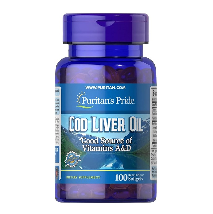 روغن کبد ماهی Cod Liver Oil 415mg (100 عددی)