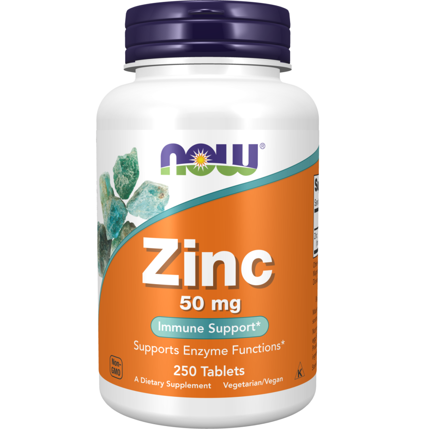 زینک گلوکونات NOW Zinc Gluconate 50mg (250 عددی)