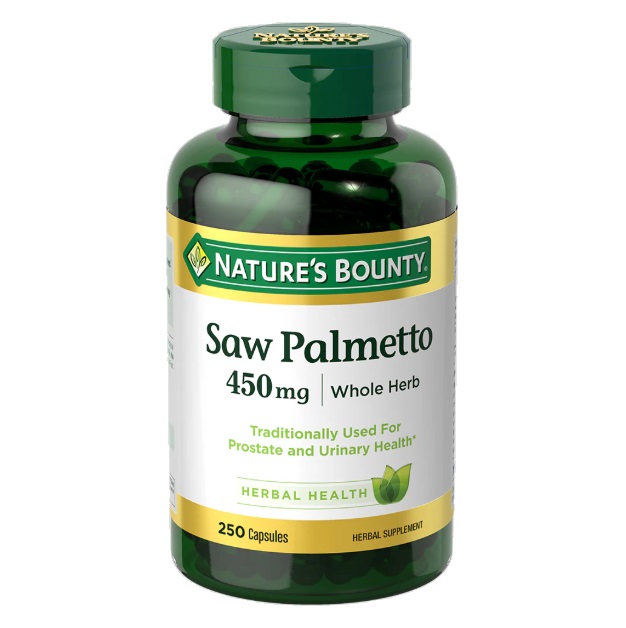 عصاره ساوپالمتو Nature's Bounty Saw Palmetto 450mg نیچرز بونتی (250 عددی)