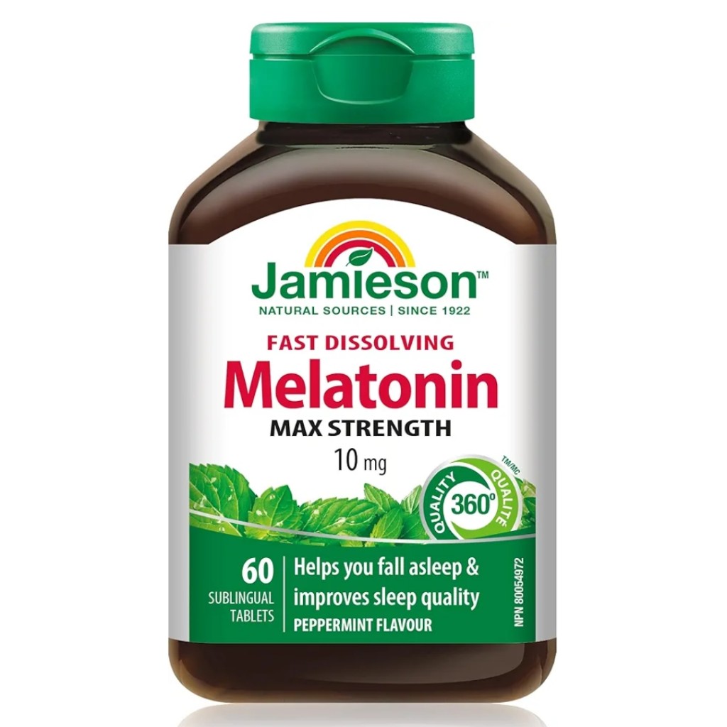ملاتونین زیر زبانی Jamieson Melatonin 10mg جیمیسون (60 عددی)