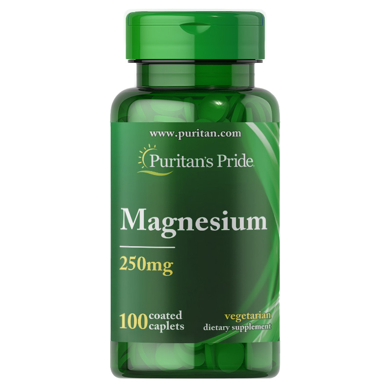 منیزیم Puritan Pride Magnasium 250mg پوریتان پراید (100 عددی)