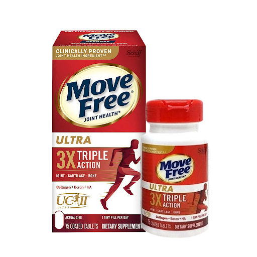 موو فری Move Free® 3X Ultra Triple Action With Type II Collagen & Boron