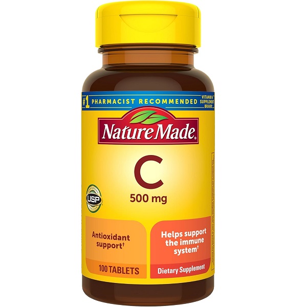 ویتامین NatureMade Vitamin C 500mg نیچرمید (100 عددی)