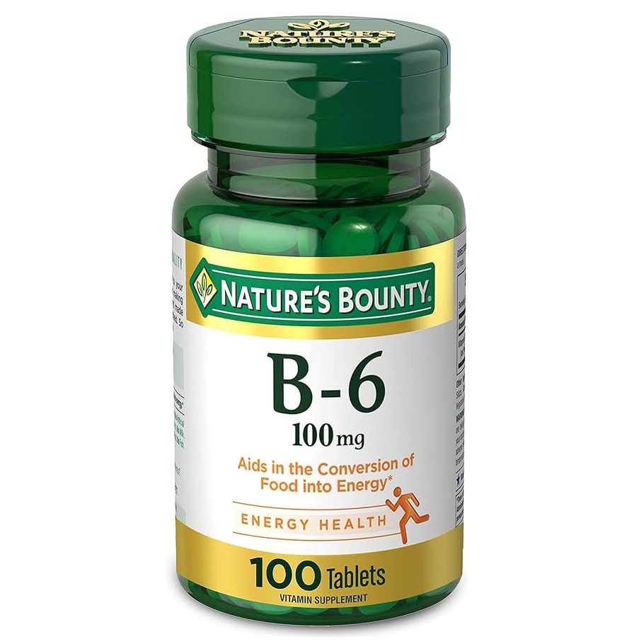 ویتامین Nature's Bounty Vitamin B6 100mg نیچرز بونتی (100 عددی)