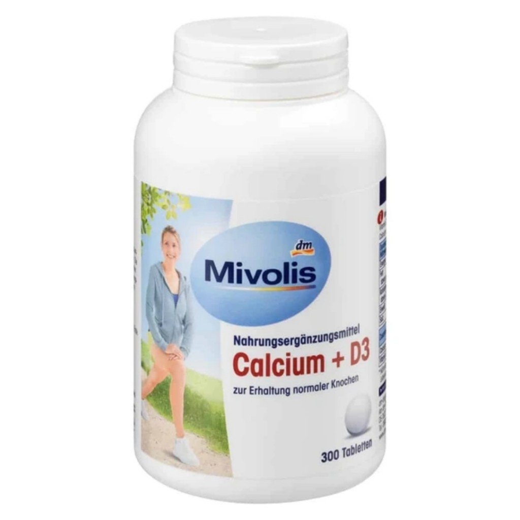 کلسیم همراه با ویتامین D میولیس Mivolis Calcium (300 عددی)