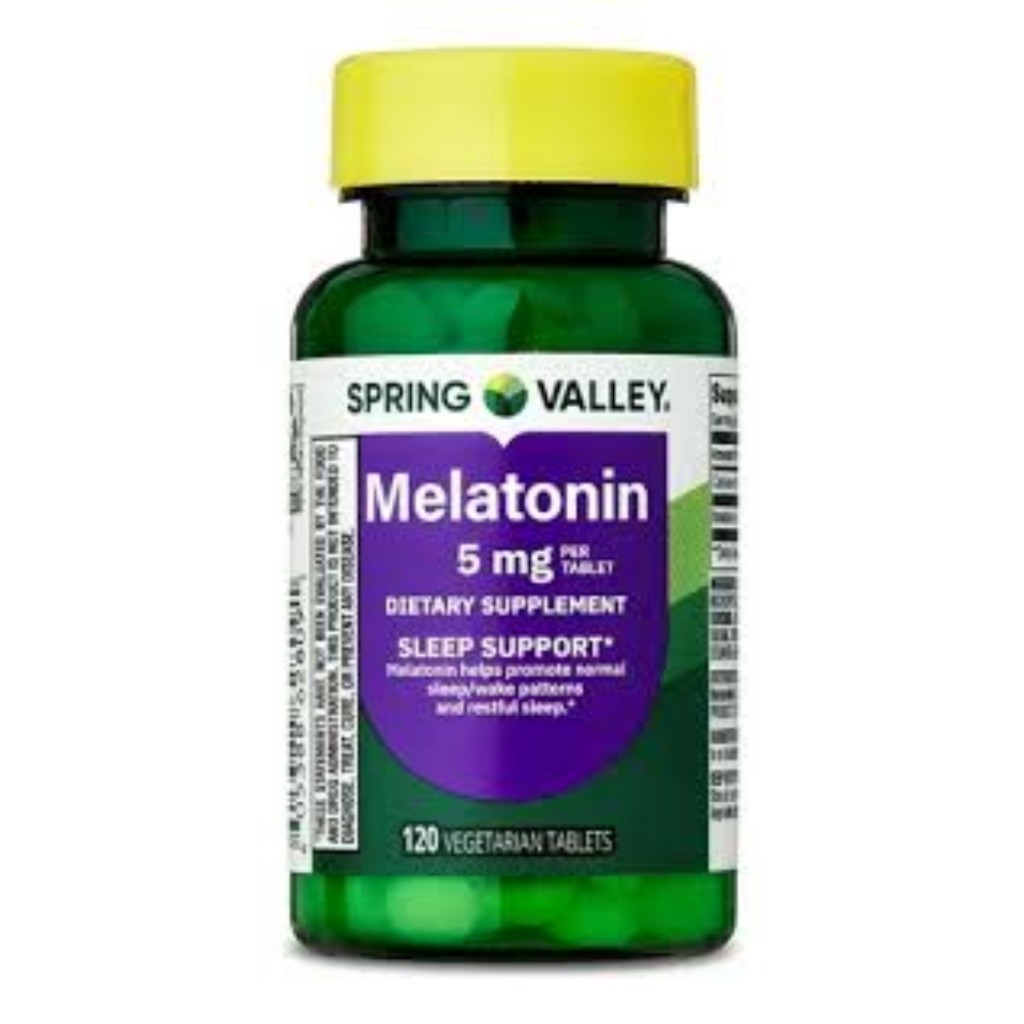 گیاهی ملاتونین اسپرینگ ولی Spring Valley Vegetarian Melatonin 5mg (120 عددی)