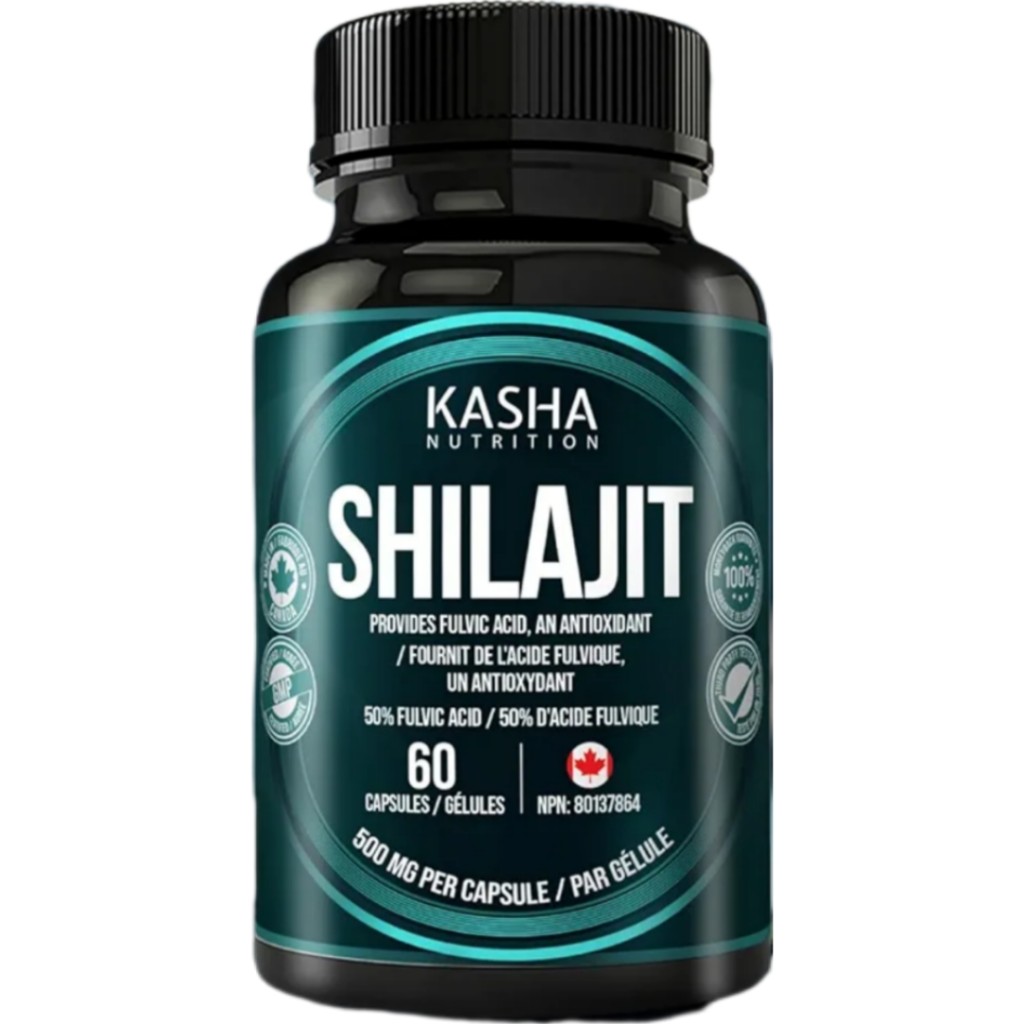 کپسول انرژی زا ، جوانساز ، تقویت قوای جسمی کاشا نوتریشن Kasha Nutrition Shilajit 500mg (60 عددی)
