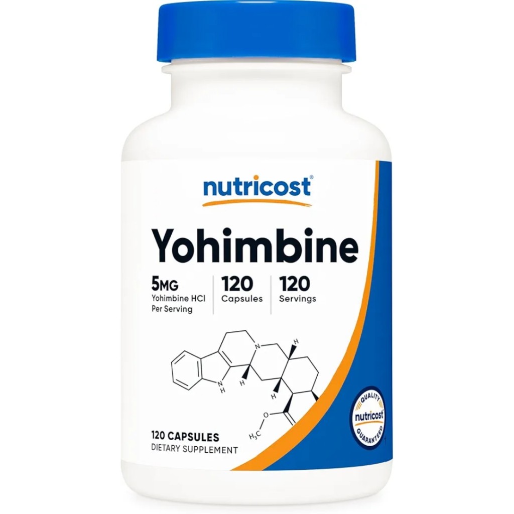 یوهمبین نوتریکاست Nutricost Yohimbine 5mg (120 عددی)